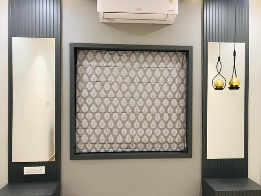 Roman Blinds 2 – Premium Dual Layer Fabric (Custom Size Available)