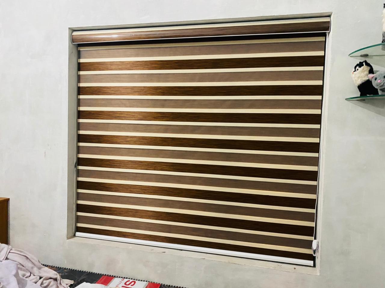 Zebra Blinds 3 – Premium Dual Layer Fabric (Custom Size Available