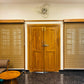 Wooden Blinds 4 – Premium Dual Layer Fabric (Custom Size Available